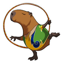 Capybara Rhythmic Gymnast