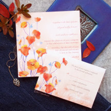 Poppy Wedding {Salmon + Red Color Palette}