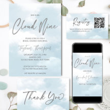 Cloud nine bridal shower