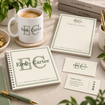 Personalized Monogram Office & Stationery Collecti