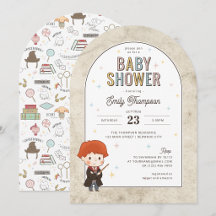 Harry Potter Chibi Ron Weasley Wizard Baby Shower