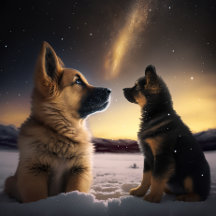 Cute Puppy and Friend