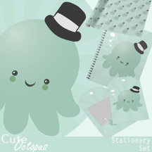 Cute Octopus Stationary