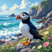 Adorable Puffin themed Cards and Gifts