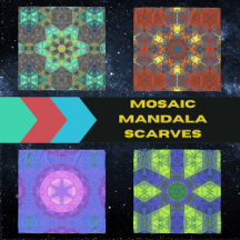 Mosaic Mandala Scarves