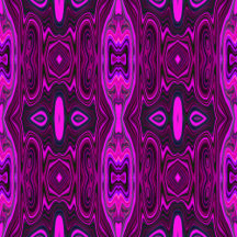 Retro Abstract Hot Pink and Magenta Pattern