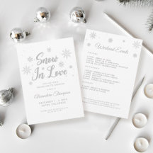 Snow In Love Winter Bachelorette Party