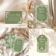 Sage green Cielito Lindo Baby Shower