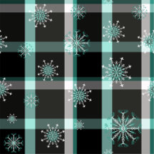 Winter Tartan Black and blue