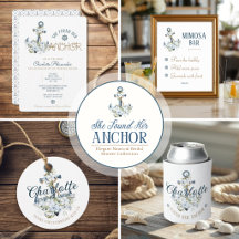 She Found Her Anchor Bridal Shower Collection