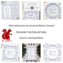 Mediterranean Wildflower Arch Bridal Shower