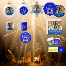 Blessed First Home Christmas Nativity Scene