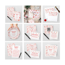 Santa Baby Red and Pink Christmas Holiday