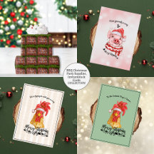 BBQ Christmas Party Supplies, Invitations & Cards