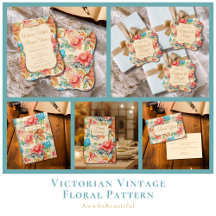 Victorian Vintage Floral Pattern