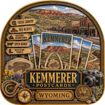 Kemmerer Wyoming Postcards/Gifts