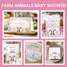Pink Barnyard Baby Shower