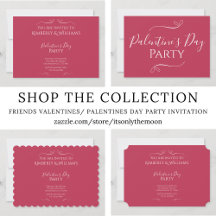 Friends Valentines Day Party Invitation