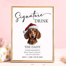 Christmas Dachshund Dog Personalized