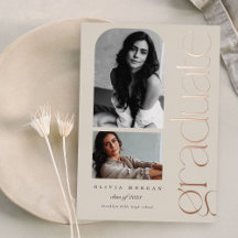 Foil Graduation Announcements