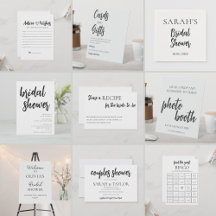 Minimalist Bridal Shower