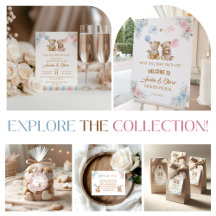 Pastel Teddy Bears Gender Reveal