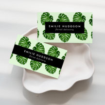 Palm Leaves Business Cards Collection