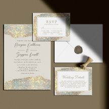 Holographic Glitter Glam Sparkle Wedding Suite