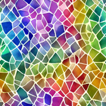 Glitter Abstract Geometric Octagon