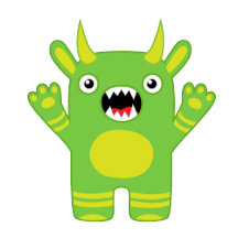 Cute Green Monster Baby Shower Invitations & More