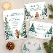 It's Cold Outside Winter Wonderland Baby Shower