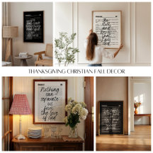 Thanksgiving Christian Fall Decor
