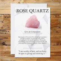 Crystal Meaning Cards