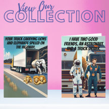 Truck Driver Birthday Card Collection by Emissary