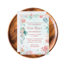 Mermaid Under The Sea Girls Birthday Collection