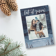 Navy Winter Wonderland Scenery