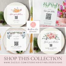 Share your Photos Wedding QR Code