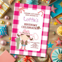 Cowgirl Birthday Collection