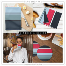 Blue Shades Pink Uniform Stripes