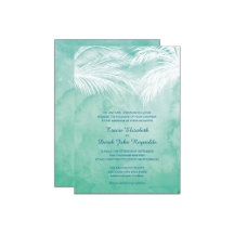 Under the Palm Trees Watercolor   Wedding