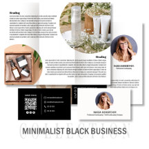 Minimalist Basic Business Essentials Black