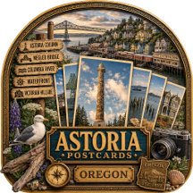 Astoria Oregon Postcards/Gifts