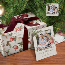 Rustic Woodland Christmas Mushrooms