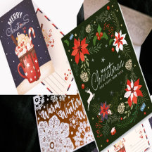 Vintage Tis the Season Mailers