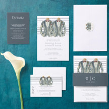 Two Grooms and Bow Ties Gay Wedding