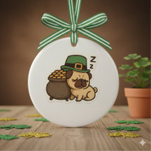 Funny Pug St.Patrick's Day