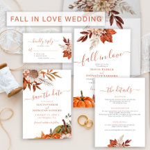 Autumn fall boho botanical wedding