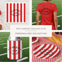 Gameday Tailgate Club Red Football Team