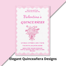 Elegant Quinceañera Designs   Pink