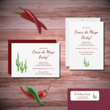 Cinco de Mayo Festive Cactus Fiesta